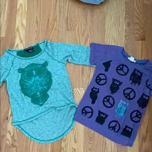 2 children’s T-shirt’s
